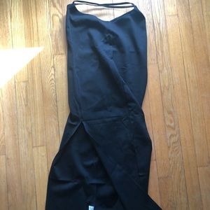 Fashion nova black maxi skirt